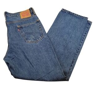 Levi's 550 Jeans Mens 36x32 Medium Wash Relaxed Fit Denim